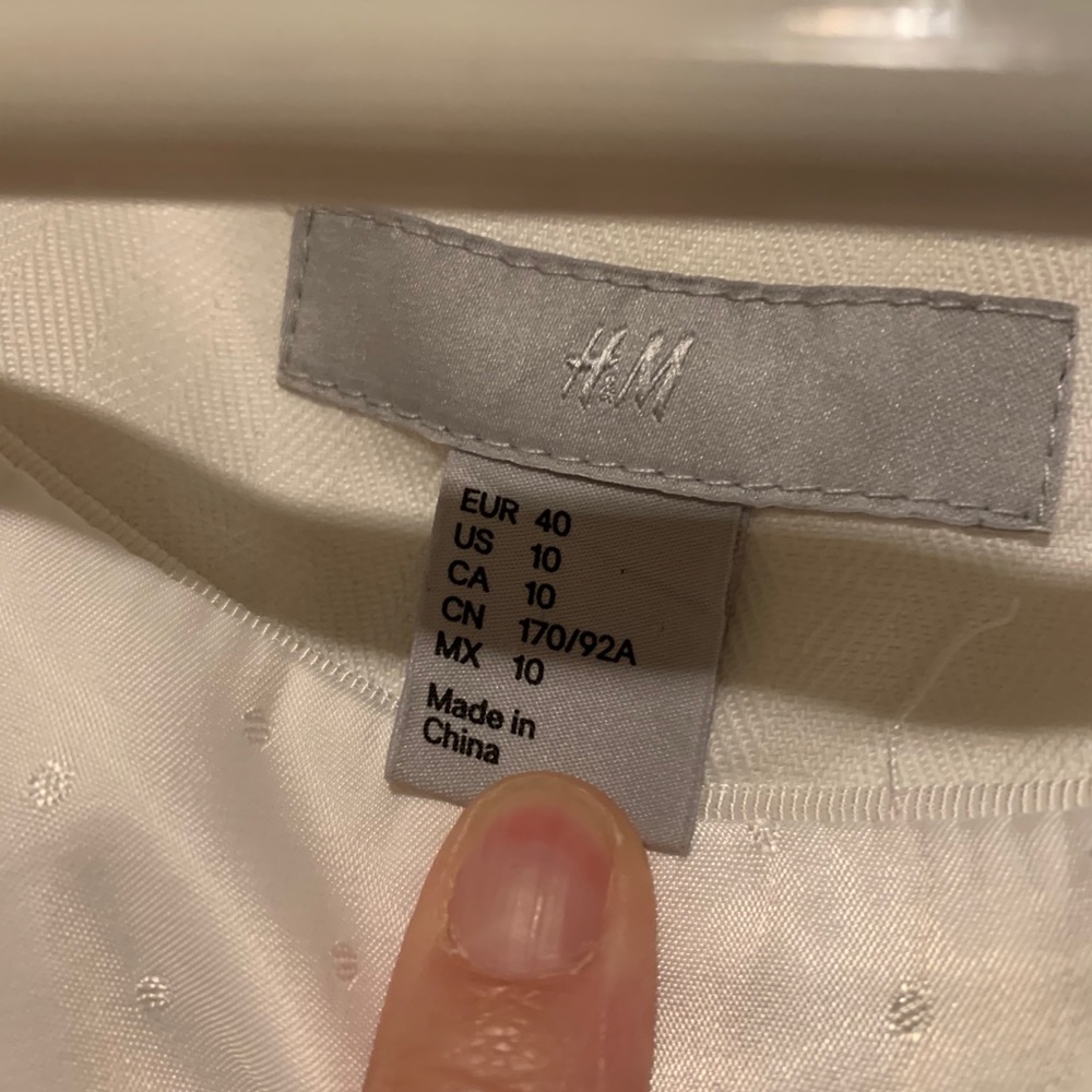 White Linen Blazer